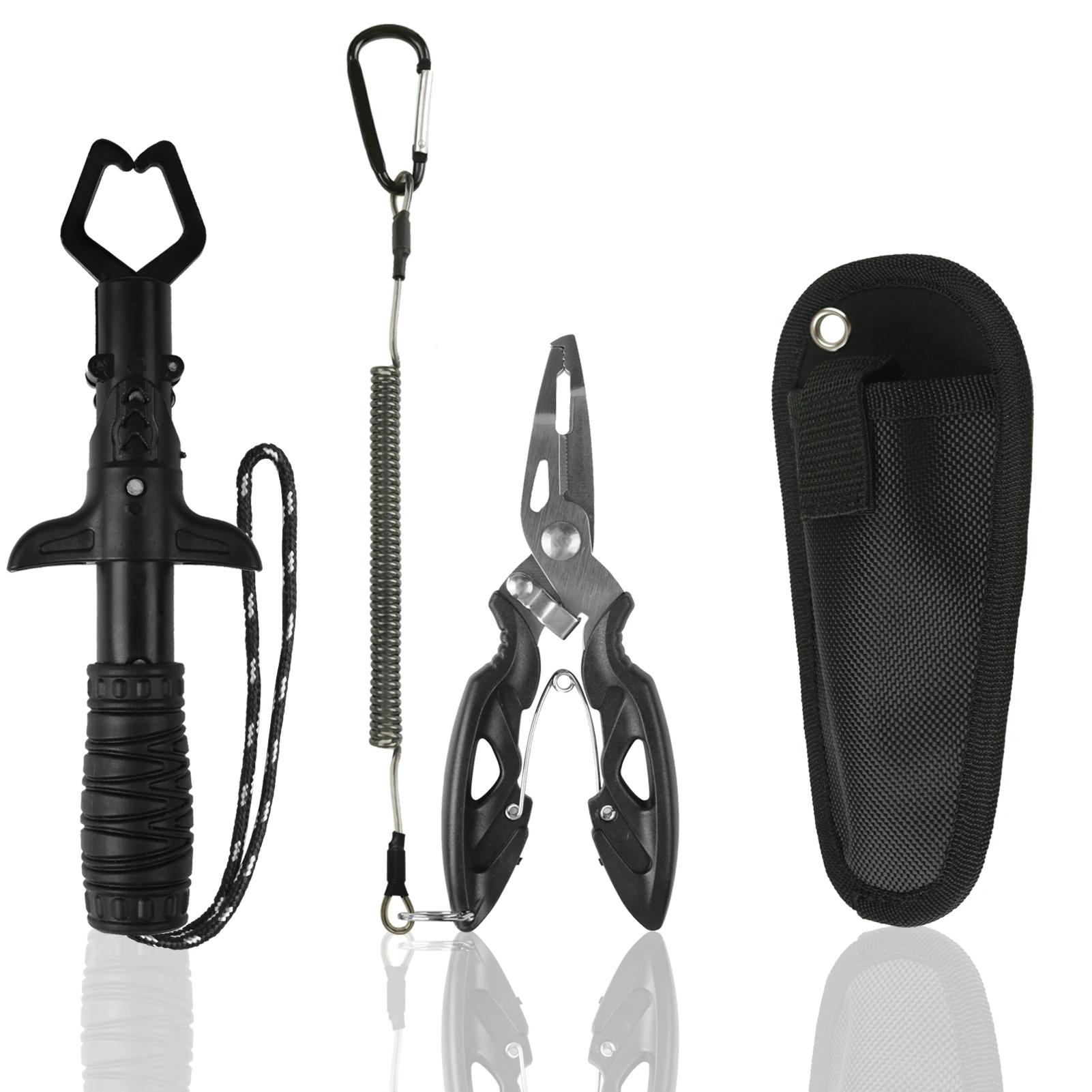 Pinces de pêche multifonctions avec extracteur d'hameçon - Outil essentiel pour pêche sur glace et flyfishing
