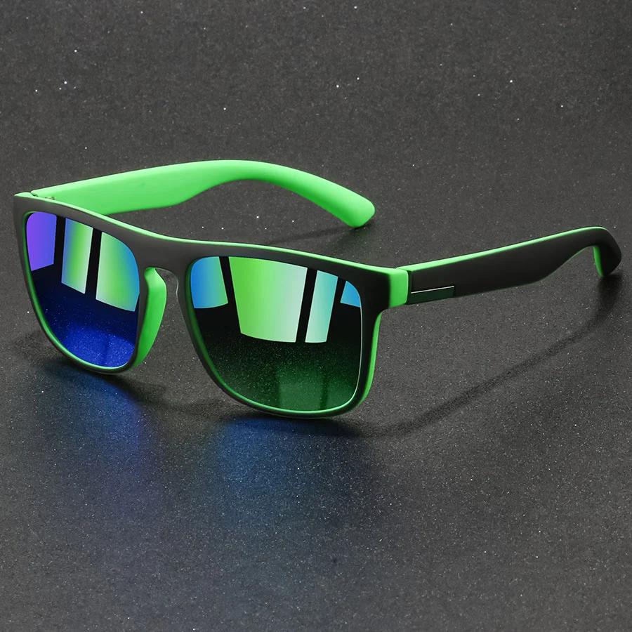 Lunettes soleil vintage carrées sport pêche conduite - Design luxe homme femme UV400