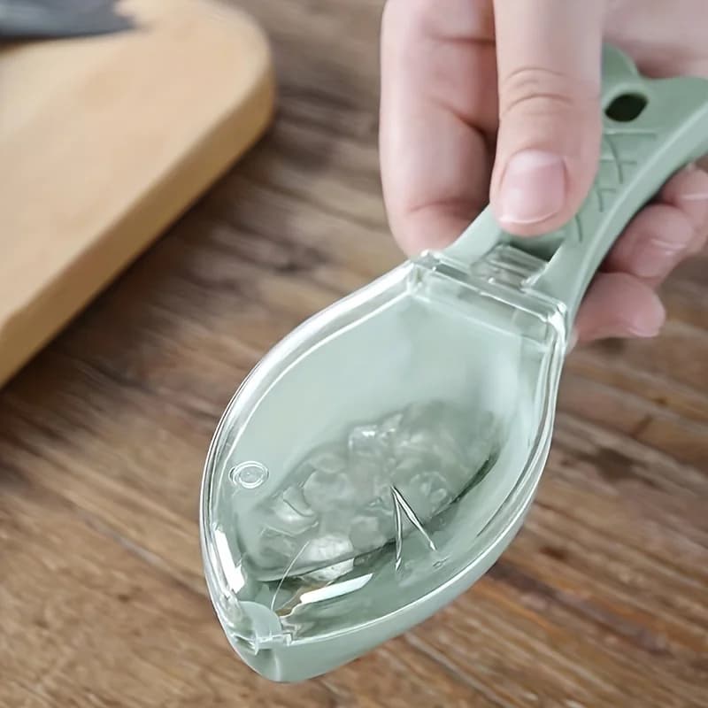 Grattoir à écailles de poisson en plastique - outil de nettoyage facile pour cuisine et poissonnerie - brosse à écailles