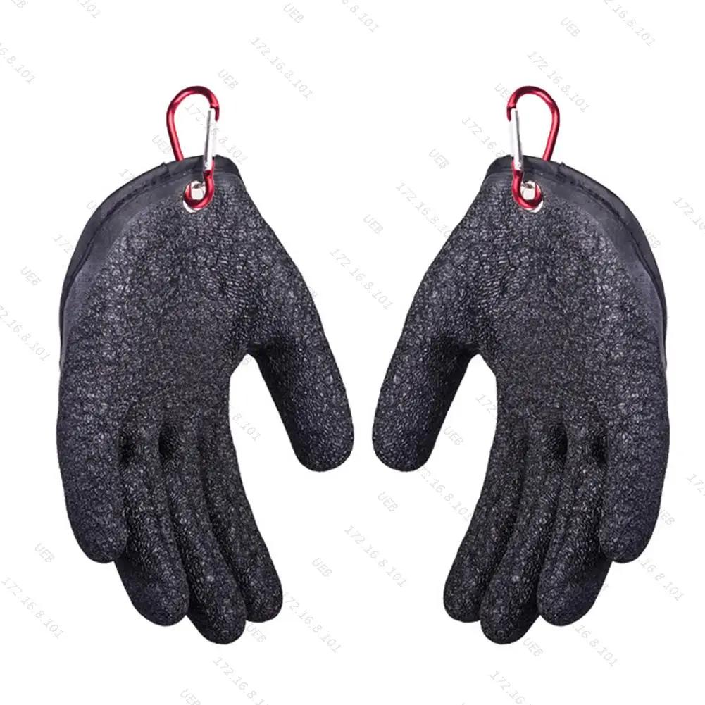 Gants de pêche magnétiques anti-dérapants pour lancer précis - Gants doigts pour pêcheur droitier gaucher