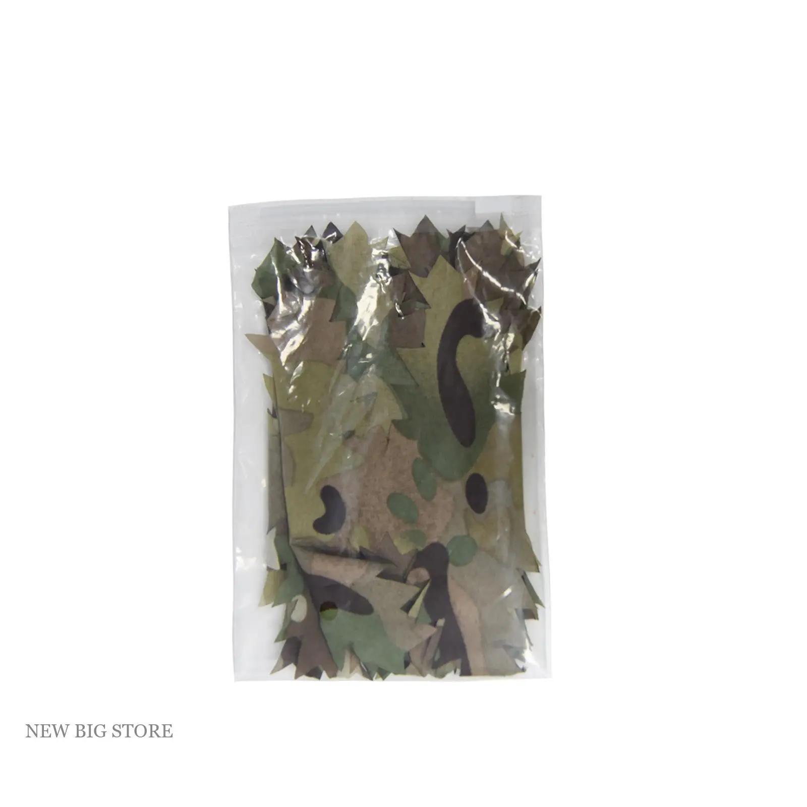 Feuilles découpées laser 3D pour camouflage chasse affûts enveloppes fusil ghillie suits DIY