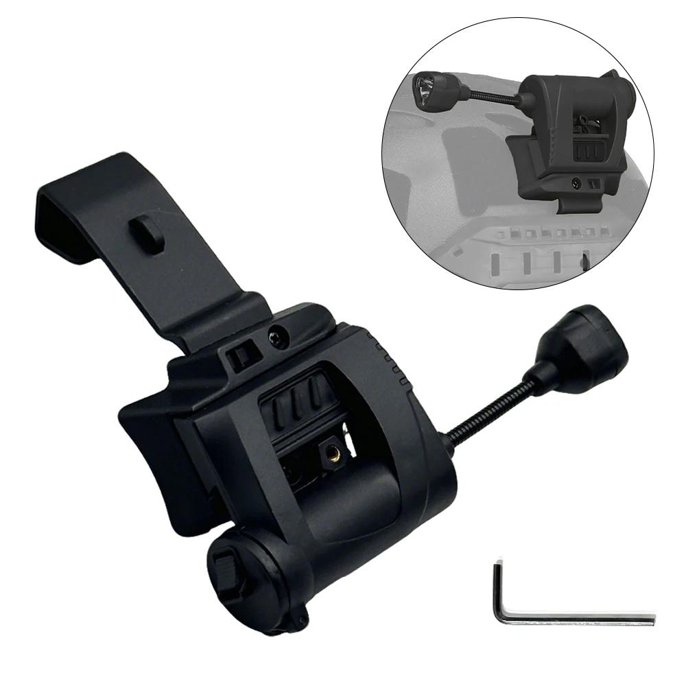 Lampe frontale tactique 3 modes LED pour casque pêche nocturne, chasse et activités outdoor