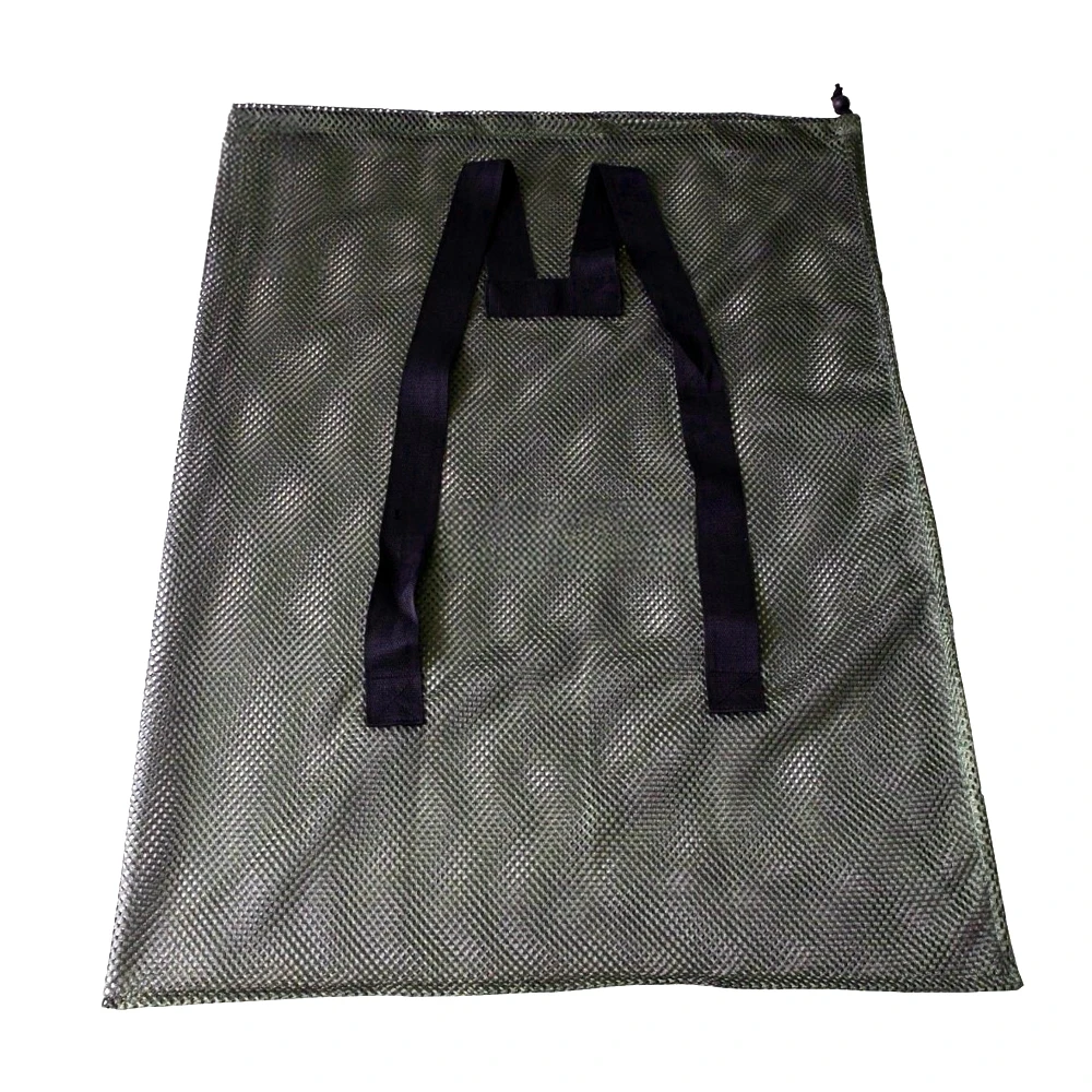 Sac filet de transport pour leurres de chasse avec sangle d'épaule et cordon de serrage portable