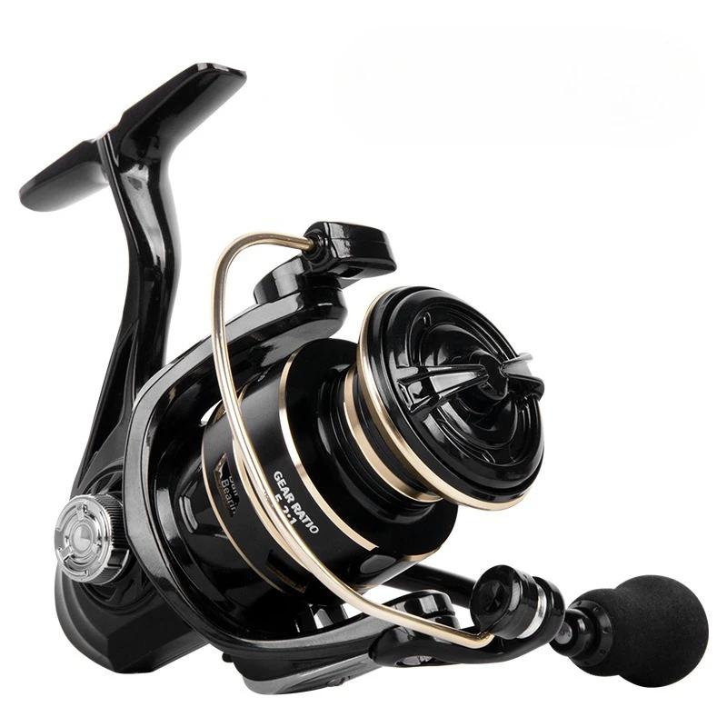Moulinet spinning professionnel ultra-léger 1000-7000 avec frein 8-12kg pour eau douce et mer