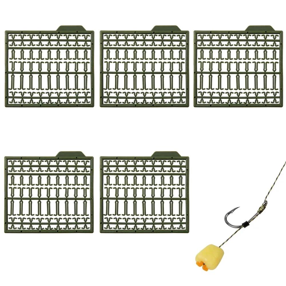 Stoppers pour cheveu de pêche à la carpe - 5 pièces avec rallonge pour esches bouillettes et appâts