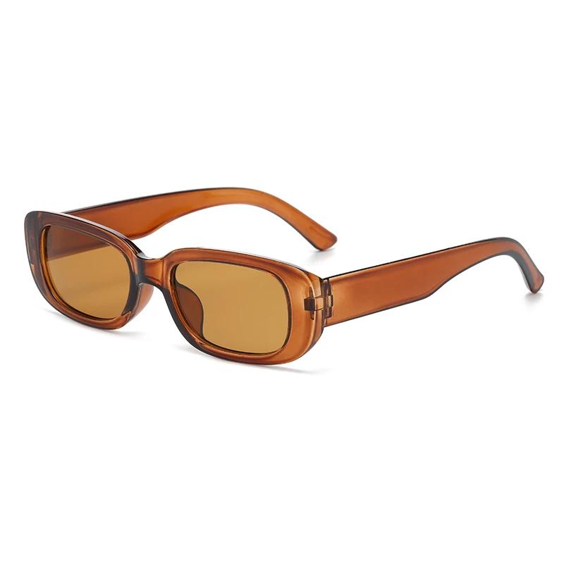 Lunettes de pêche rétro rectangle - Petit format - Voyage plage été UV400
