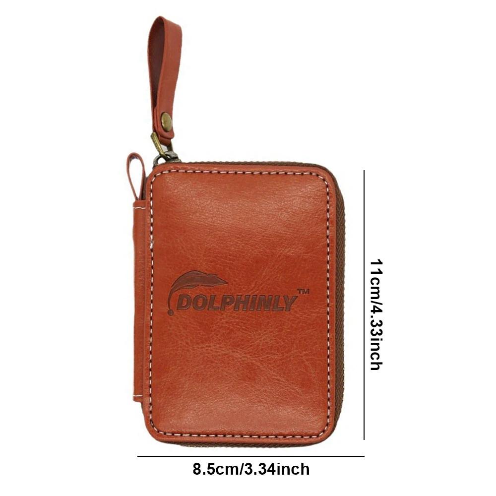 Porte-leurres rigide wallet jig spinner pêche portatif étui rangement leurres durs