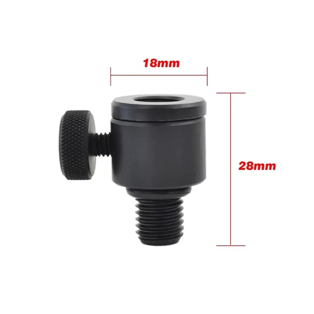 Connecteur rapide aluminium Hirisi M3/8 avec adaptateur dégagement rapide pour alarmes de pêche carpe AQ208