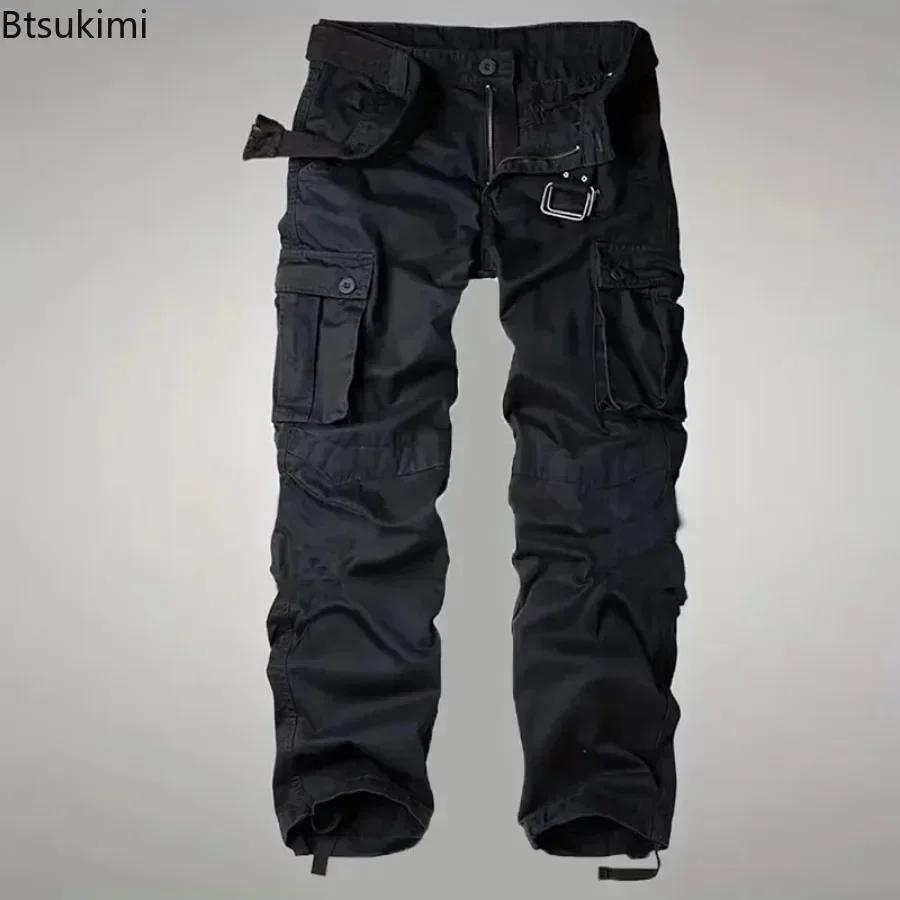 Pantalon cargo camouflage 2026 homme pêche tactique multi-poches coton loose outdoor