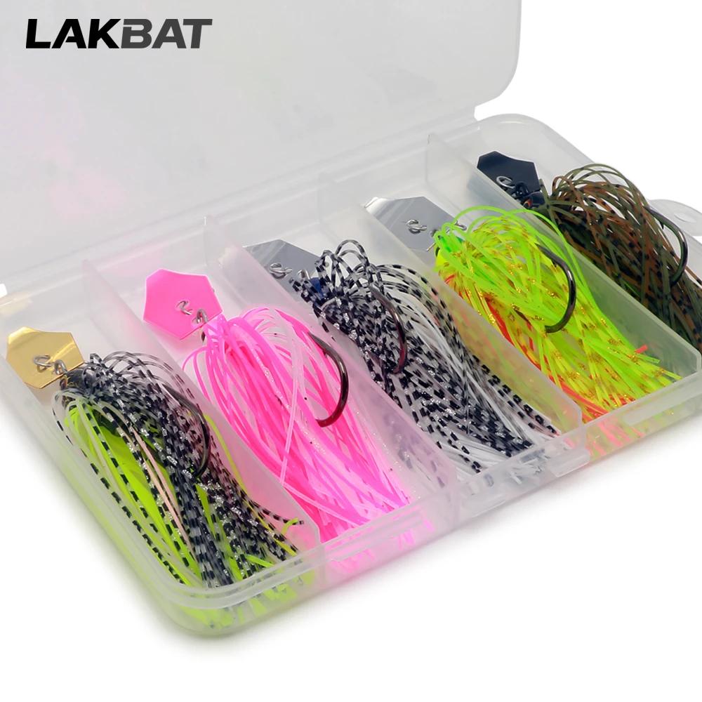 Leurre de pêche spinnerbait chatterbait avec lame dansante, leurre vibrant de 7g à 21g pour carnassiers