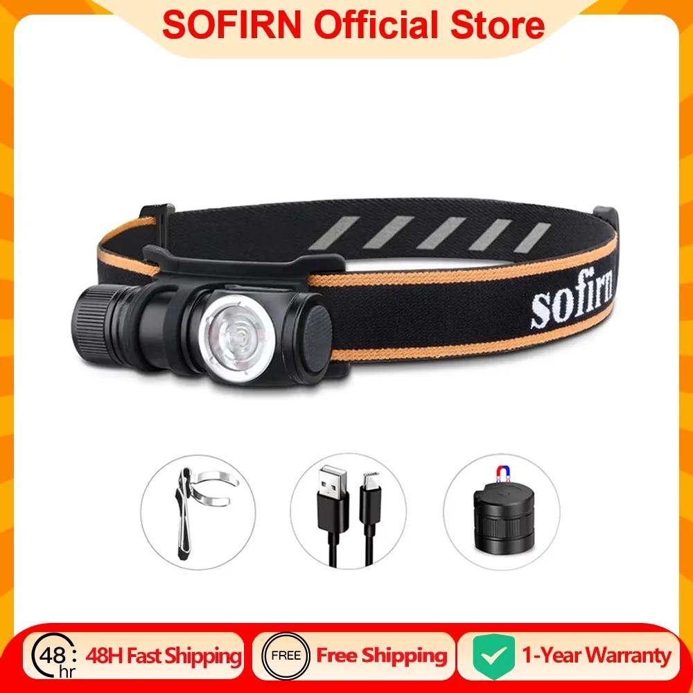 Mini frontale Sofirn HS10 rechargeable USB-C 1100lm magnétique - lampe angle pour pêche précise