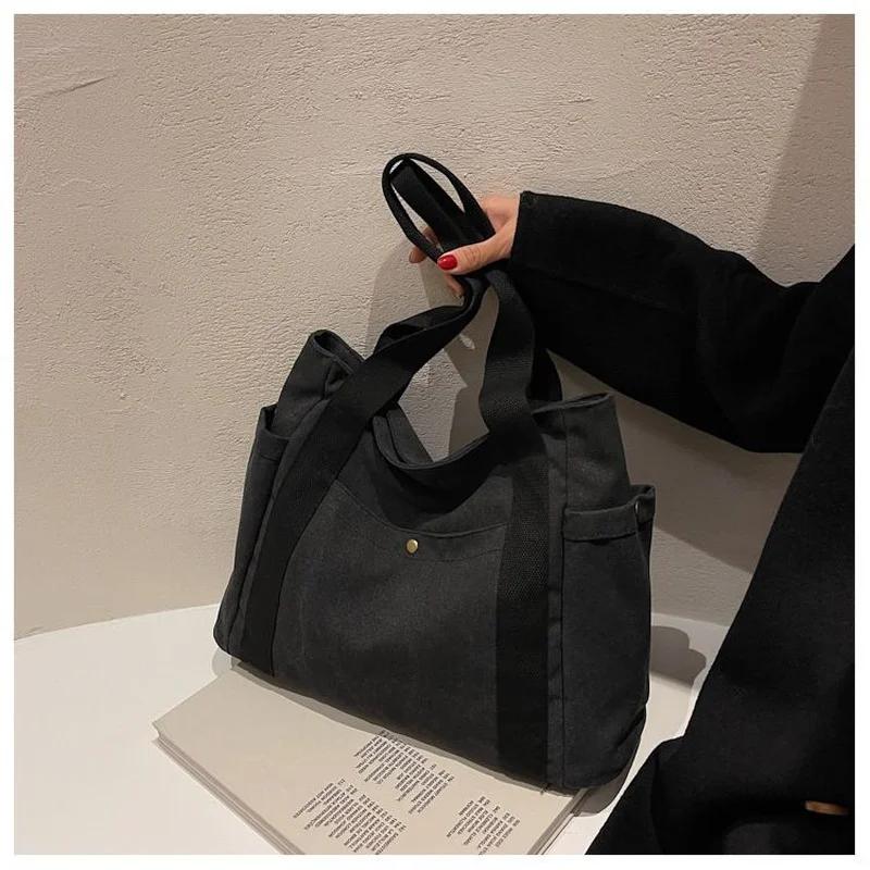 Sac tote canvas Homefish grand volume pour transport équipement pêche, études et shopping quotidien