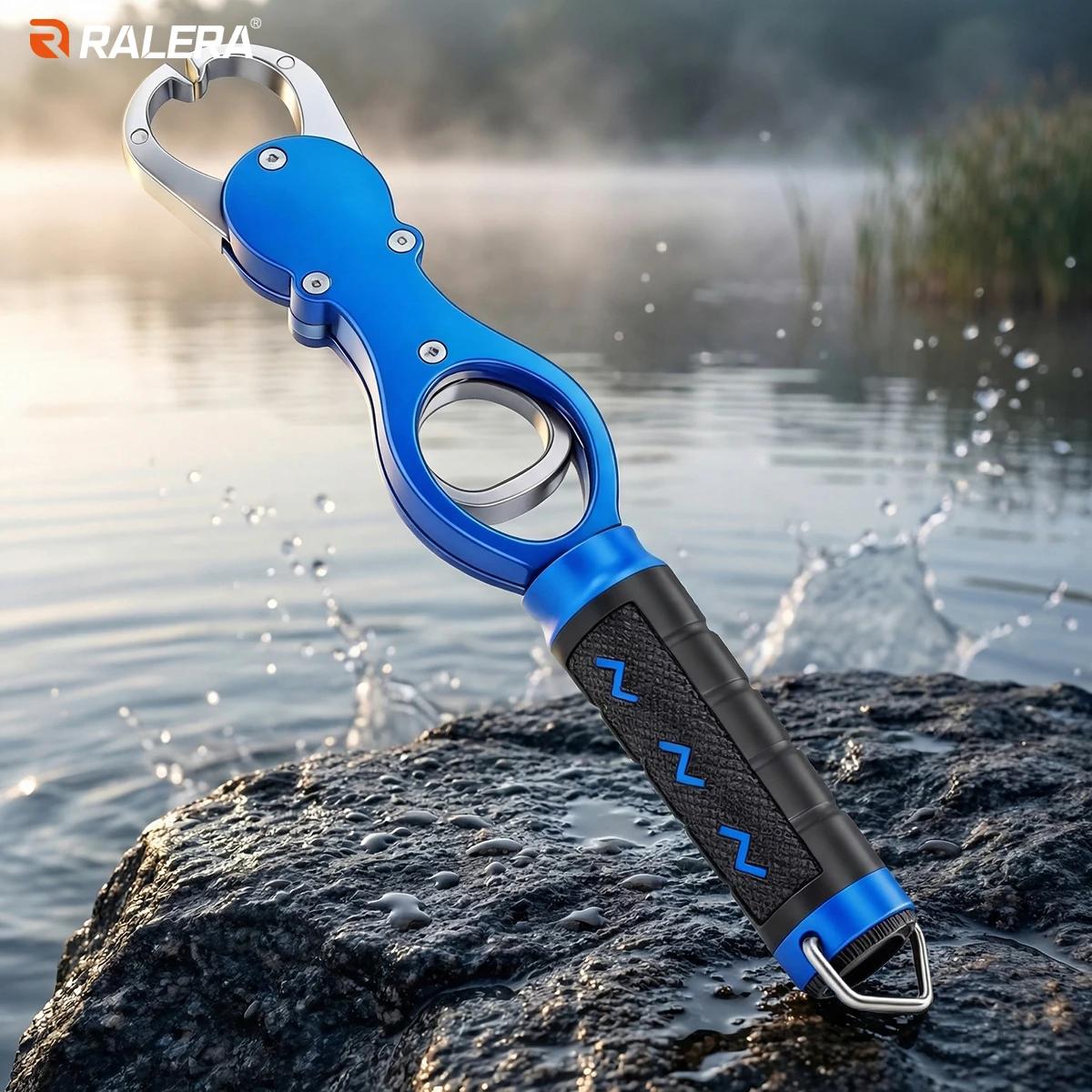 Pince à lèvres pour poisson avec balance 18kg en aluminium - Outil professionnel de pêche cadeau homme