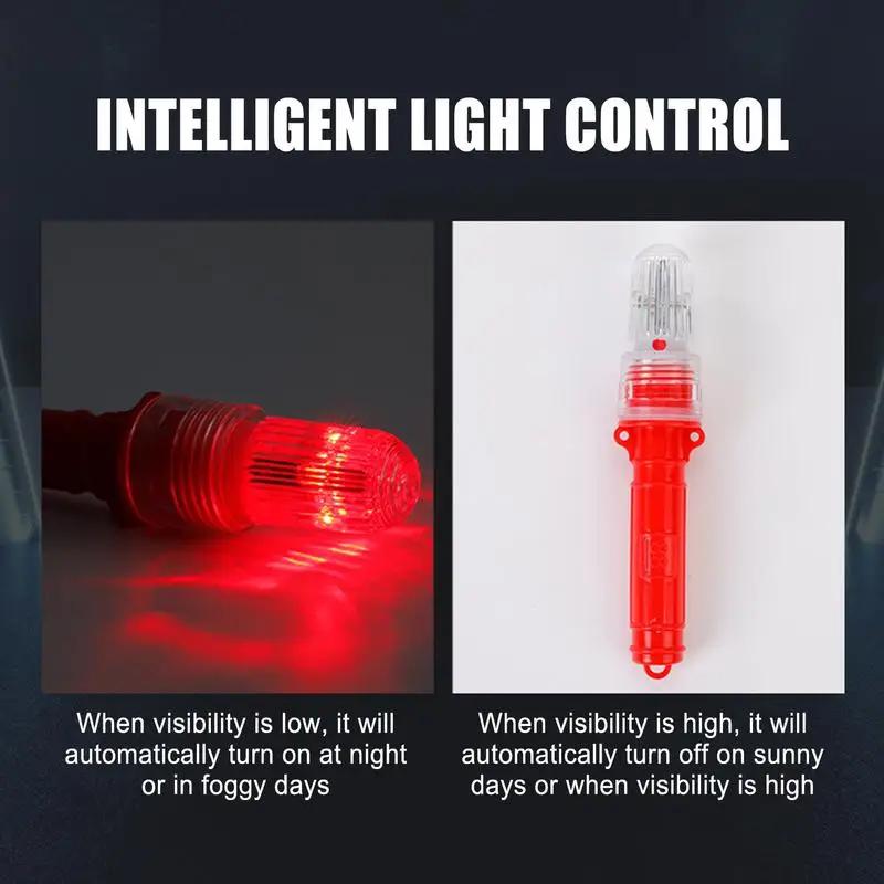 Lampe de signalisation marine LED étanche - Feu de pêche à double flash pour filets et bouées