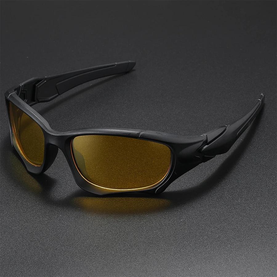Lunettes de soleil polarisées sport courbées pour hommes et femmes pêche résistance aux chocs