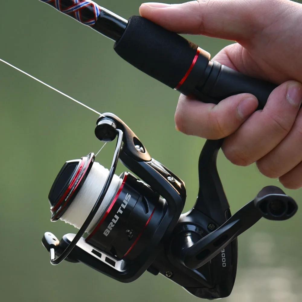 Moulinet KastKing Brutus super léger spinning drague 8kg ratio 5.2:1 pour pêche carpe eau douce précise